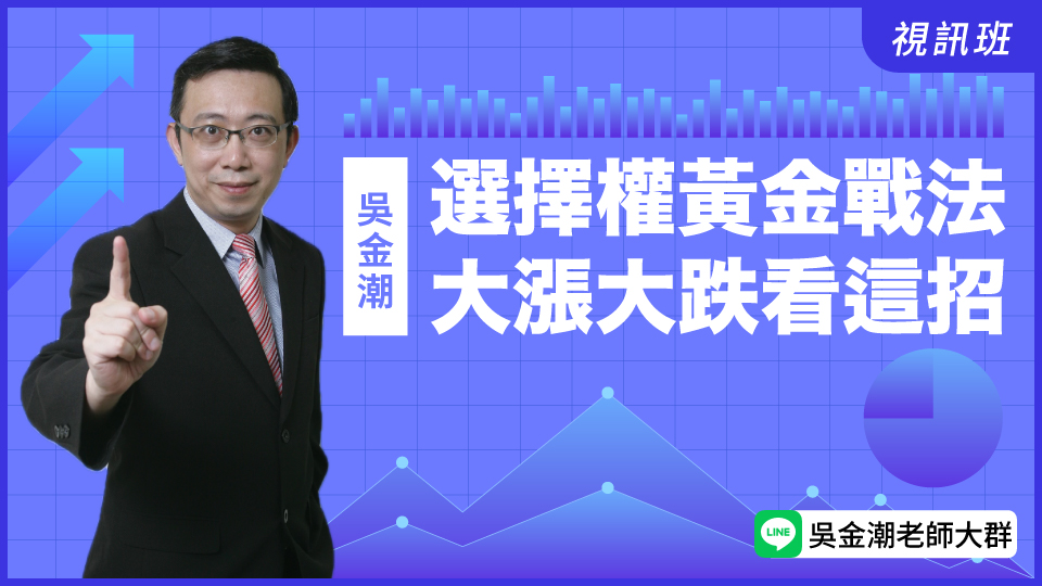  選擇權黃金戰法、大漲大跌看這招