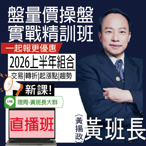 視3725盤量價操盤實戰精訓組合班(2026上半年)◆直播